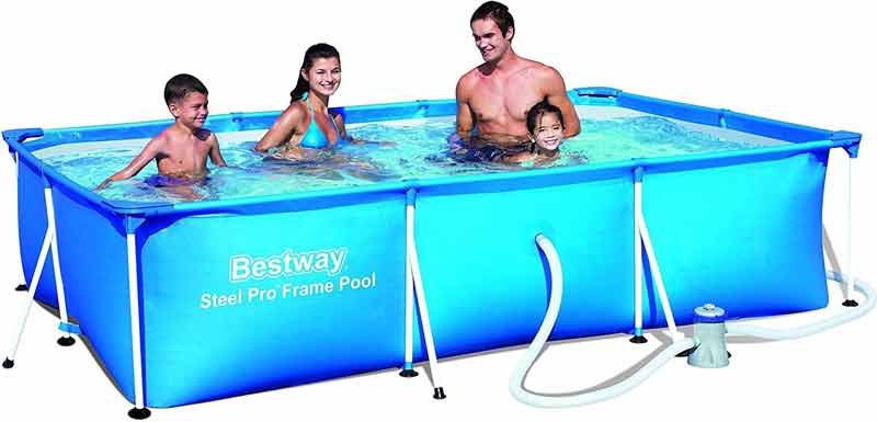 PiscinaBestway56411SteelProFrameRettangolare